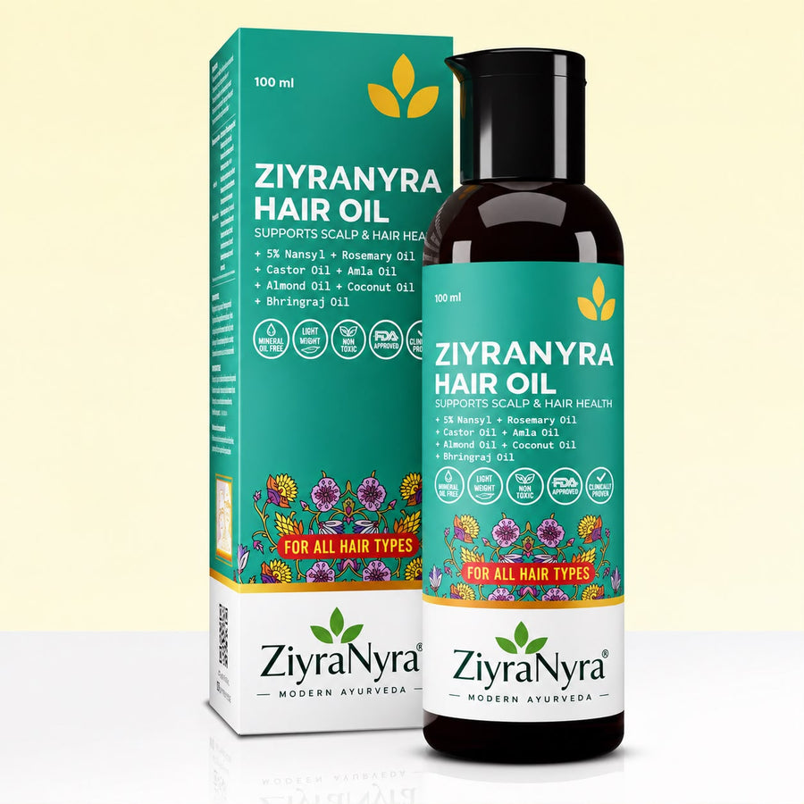 Ziyra & Nyra Rosemary & Bhringraj Growth Hair Oil — 100ml