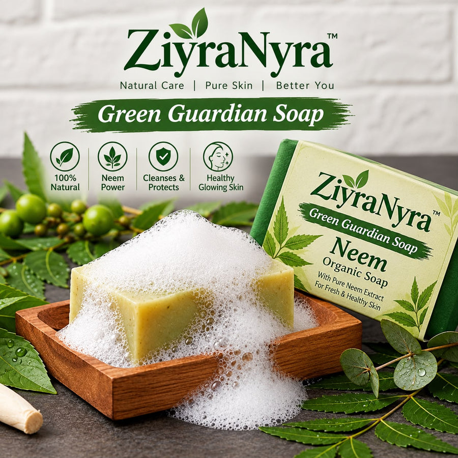 Ziyra & Nyra Green Guardian Neem Soap — 100g