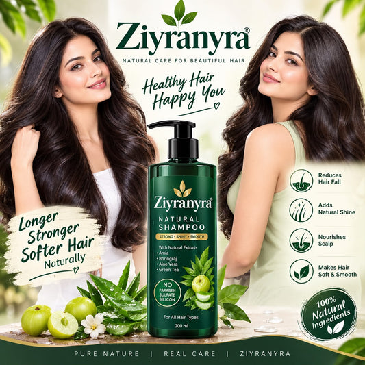 Ziyra & Nyra Natural Shampoo — 200ml